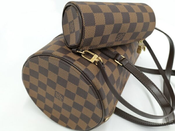 2000803260000093 4 Louis Vuitton Papillon 30 Handbag with Pouch Damier Ebene