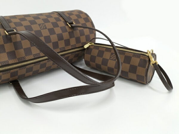 2000803260000093 5 Louis Vuitton Papillon 30 Handbag with Pouch Damier Ebene