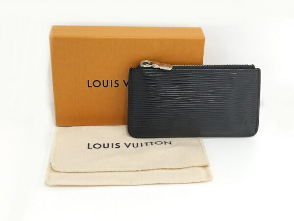 2001017257100429 9 Louis Vuitton Pochette Cleat Coin Case Epi Noir