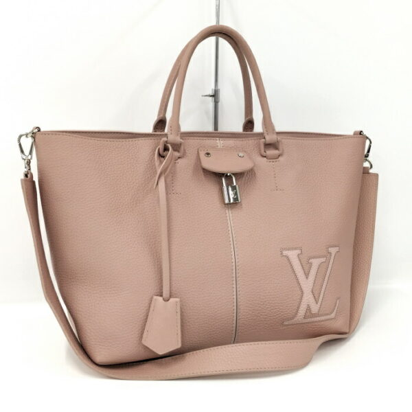 2001198252101278 1 Louis Vuitton Pernelle 2way Handbag Taurillon Leather Magnolia Pink