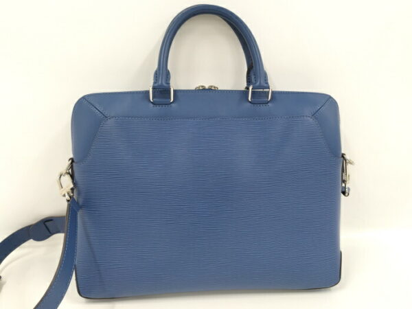 2001198252101291 2 Louis Vuitton Oliver 2way Bag Epi Blue