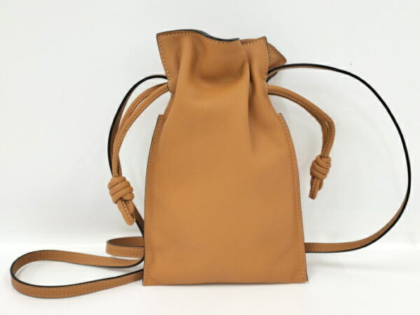 2001200257300025 2 Loewe Flamenco Shoulder Bag Leather Camel