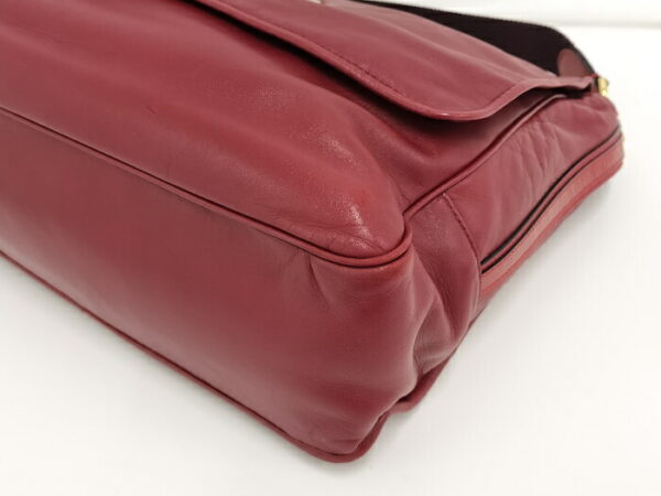 2001200258200047 3 Loewe Maia 2WAY Shoulder Bag Leather Red