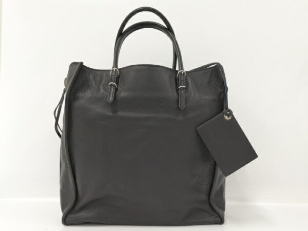 2010200258200066 2 Balenciaga The Paper Leather Handbag Black