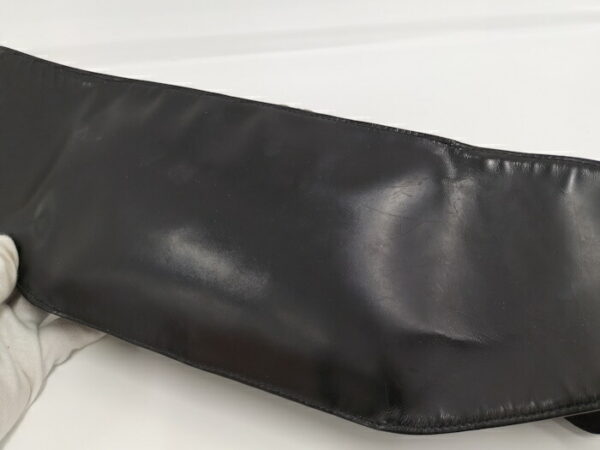 2010203258800004 6 Balenciaga Leather Canvas Waist Pouch Black