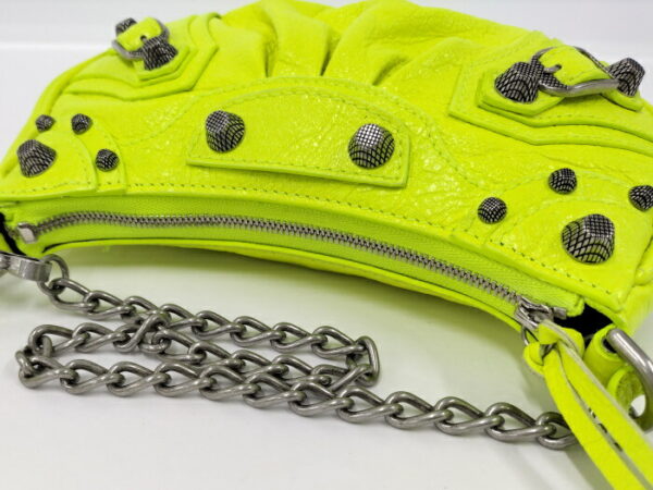 2010211252000074 8 Balenciaga Luka Mini 2way Shoulder Bag Fluorescent Yellow