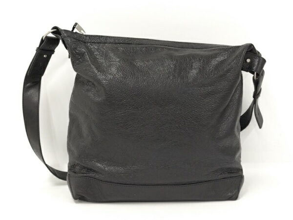 2010211252000088 2 Balenciaga Classic Day Leather Shoulder Bag Black