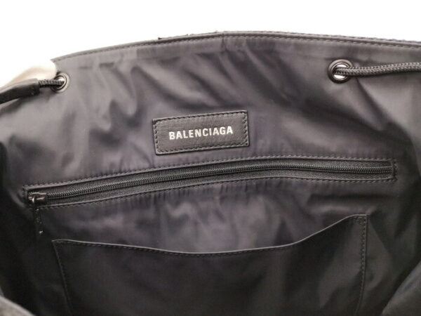 2010211252000093 6 Balenciaga Army Nylon Tote M Bag Black