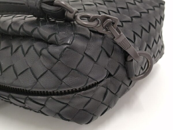 2010297257800027 5 Bottega Veneta Shoulder Bag Intrecciato Leather Black