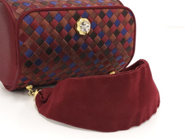 oppo 256 Bottega Veneta Handbag Intrecciato Bordeaux