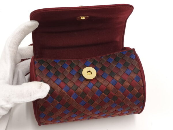 oppo 256 Bottega Veneta Handbag Intrecciato Bordeaux