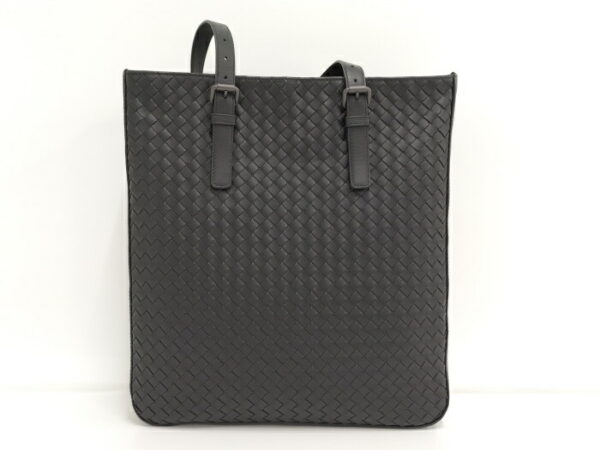 2010298259700004 2 Bottega Veneta Handbag Intrecciato Leather Black