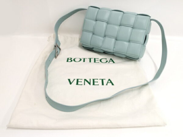 2010309252000124 10 Bottega Veneta Budd Cassette Shoulder Bag Leather Light Blue