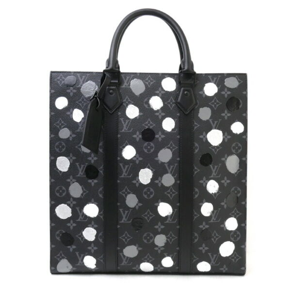 2023 448 1 1 Louis Vuitton LVxYK Sac Plat Tote Bag Monogram Eclipse Painted Dot