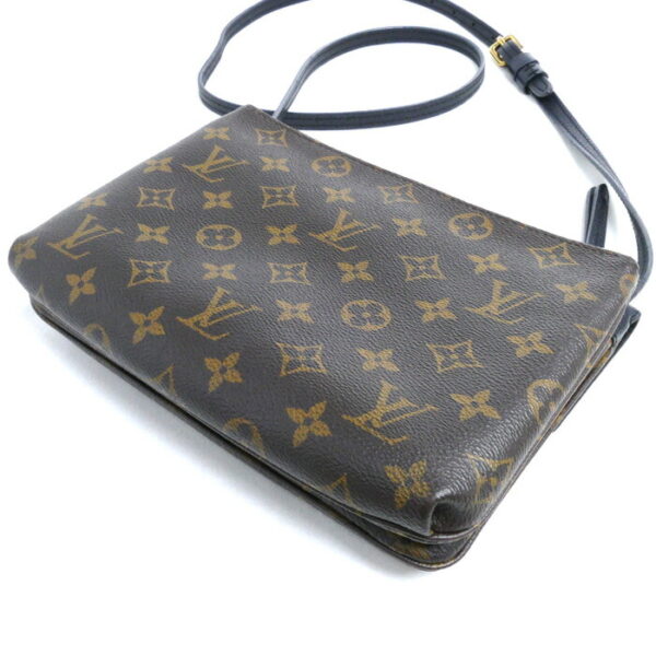 2024 370 2 2 Louis Vuitton Twice Shoulder Bag Monogram Brown Black