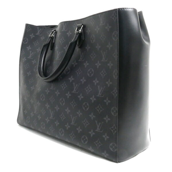 2024 439 2 2 Louis Vuitton Grand Sac Tote Bag Monogram Eclipse Black