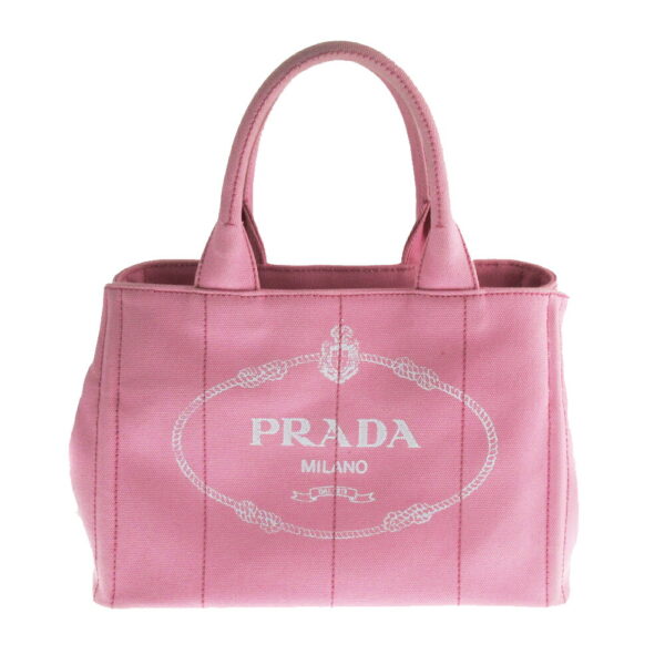 21 1639 1 Prada Kanapa Handbag Canvas Pink