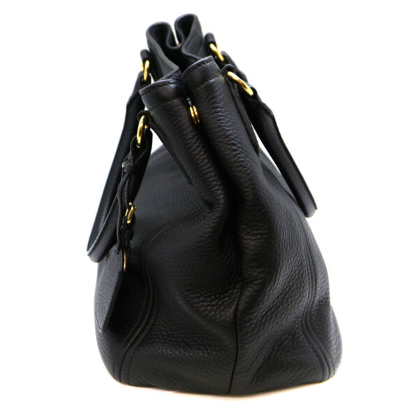 21 2484 4 Prada 2WAY Bag Handbag Shoulder Bag Black Leather