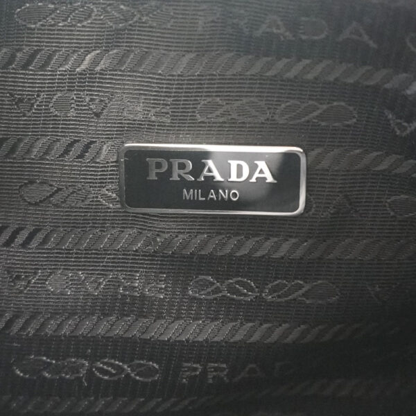 21 2760 10 Prada Nylon Handbag Pocono Black Mini Small