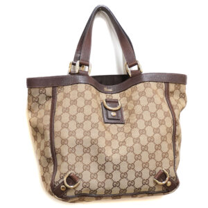 21 2797 Prada Shoulder Tote Bag Leather Brown