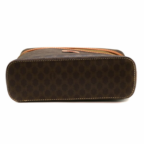 21 3101 5 Celine Macadam Leather Vanity Pouch Brown