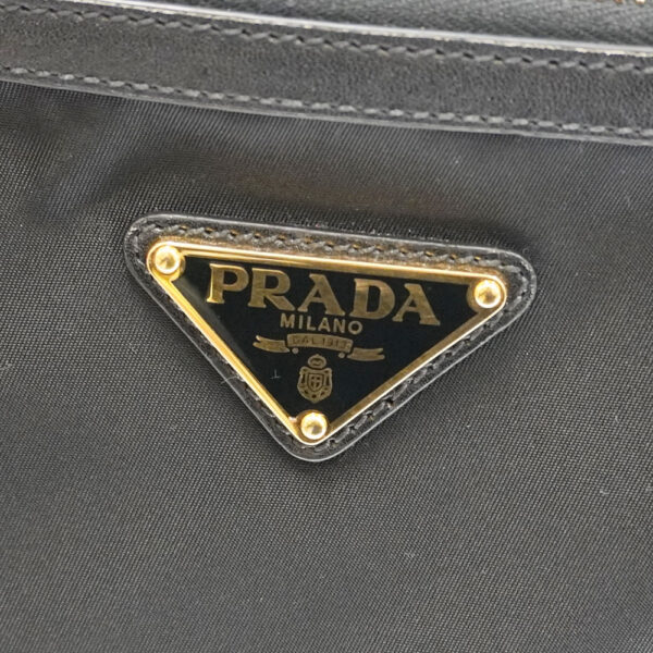 21 3746 2 Prada Shoulder Bag Mini Pochette Crossbody Black Nylon Leather