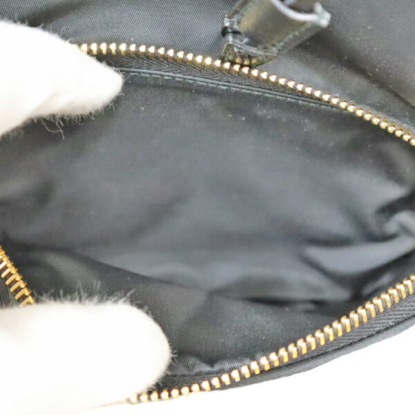 21 3995 6 Prada 2WAY Bag Nylon Leather Black