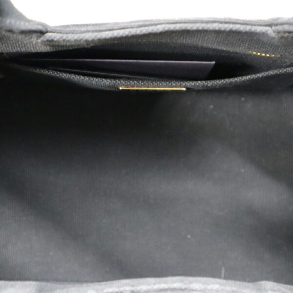 21 415 6 Prada Canapa Tote 2WAY Handheld Canvas Black