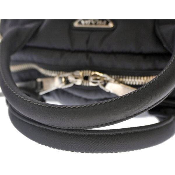 21 5337 10 Prada 2WAY Bag Nylon Handbag Shoulder Strap Pocono Black