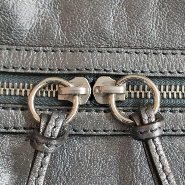 21 5926 10 Chloe Paddington Metallic Leather Handbag