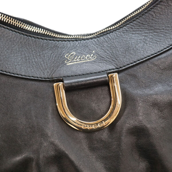 21 6442 6 Gucci Handbag Leather Black