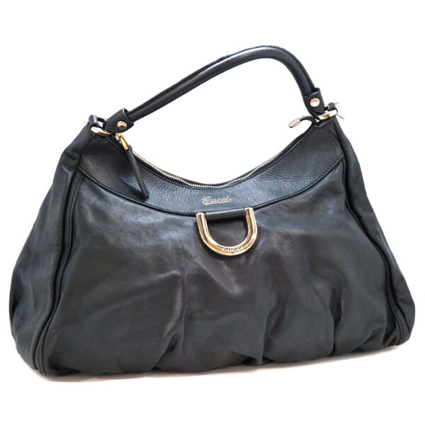 21 6442 Gucci Handbag Leather Black