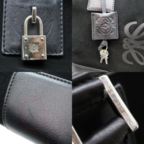 21 6479 7 Loewe Handbag Leather Black