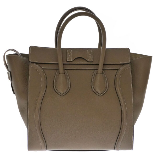 21 6732 3 Celine Mini Luggage Handbag Greige