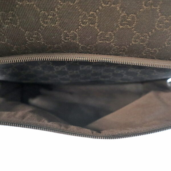 21 7145 6 Gucci Backpack Canvas Leather Brown