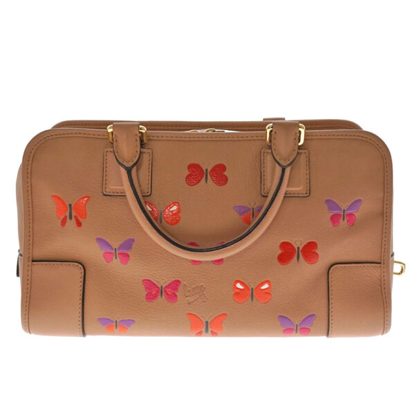 21 9291 3 Loewe Amazona Handbag Beige Butterfly