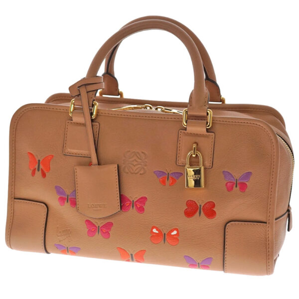 21 9291 Loewe Amazona Handbag Beige Butterfly