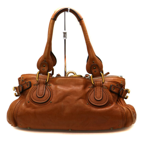 21 9681 2 Chloe Paddington Leather Handbag Brown