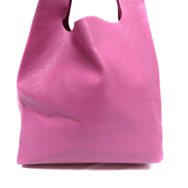 21001942 Balenciaga Supermarket Shopper M Tote Bag Pink Leather