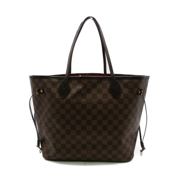 2100301107885 3 Louis Vuitton Neverfull MM Tote Bag Damier Brown