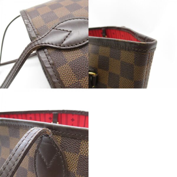 2100301107885 7c Louis Vuitton Neverfull MM Tote Bag Damier Brown