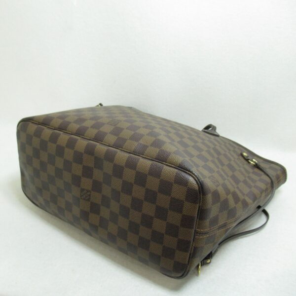 2100301112063 6 Louis Vuitton Neverfull MM Tote Bag Damier Brown