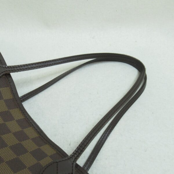 2100301112063 9 Louis Vuitton Neverfull MM Tote Bag Damier Brown