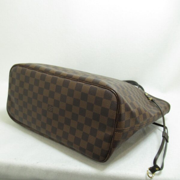 2100301112247 6 Louis Vuitton Neverfull MM Tote Bag Damier Brown