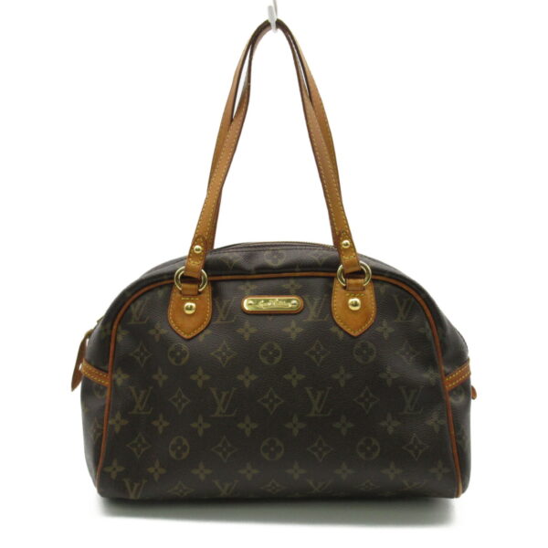 2100301112612 1 Louis Vuitton Montorgueil PM Shoulder Bag Monogram Brown