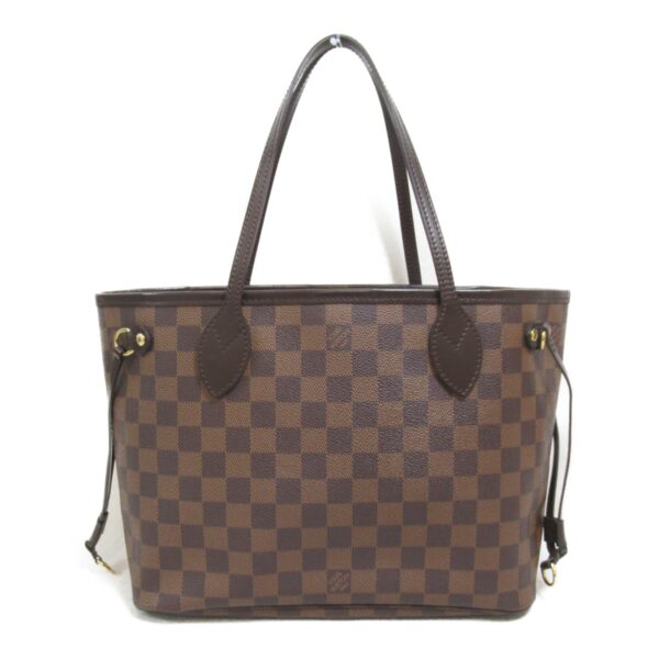 2100301122383 2 Louis Vuitton Neverfull Tote Bag Damier Brown