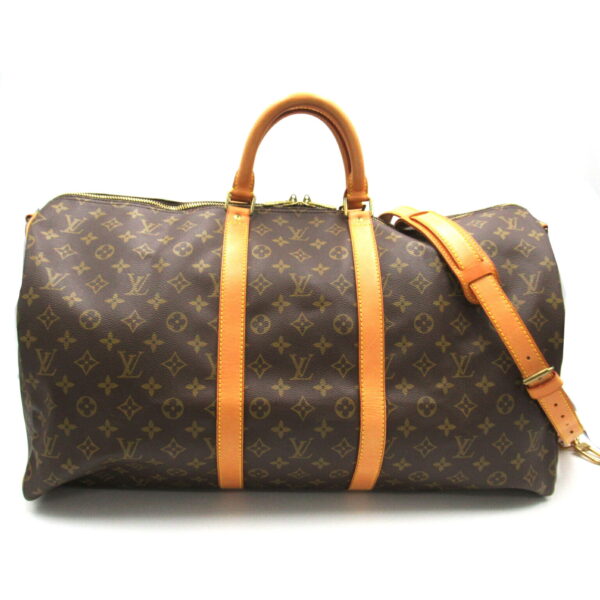 2100301123243 1 Louis Vuitton Keepall Bandouliere Bag Monogram Brown