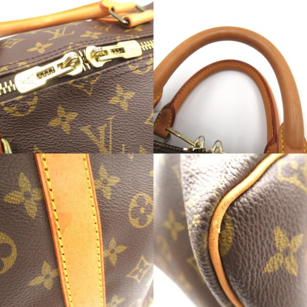 2100301123243 13c Louis Vuitton Keepall Bandouliere Bag Monogram Brown