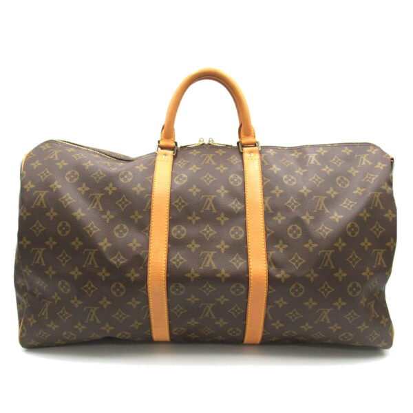 2100301123243 2 Louis Vuitton Keepall Bandouliere Bag Monogram Brown