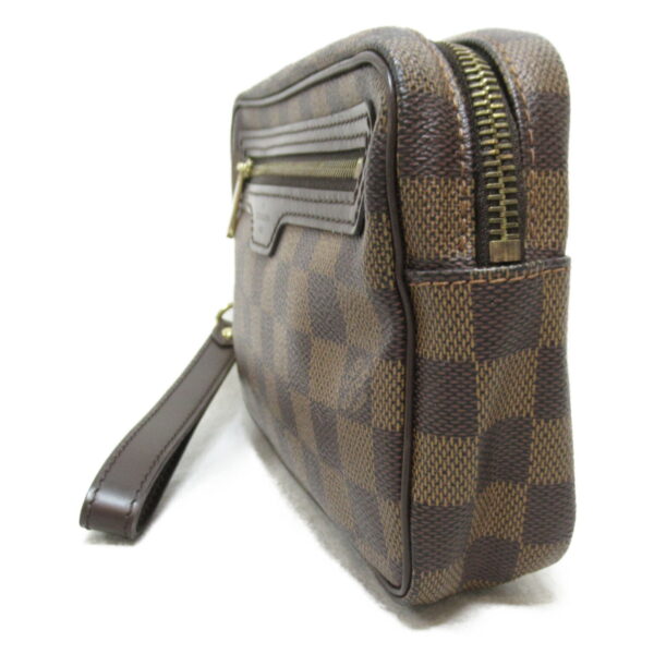 2100301125759 3 Louis Vuitton Pochette Macau Clutch Bag Damier Brown